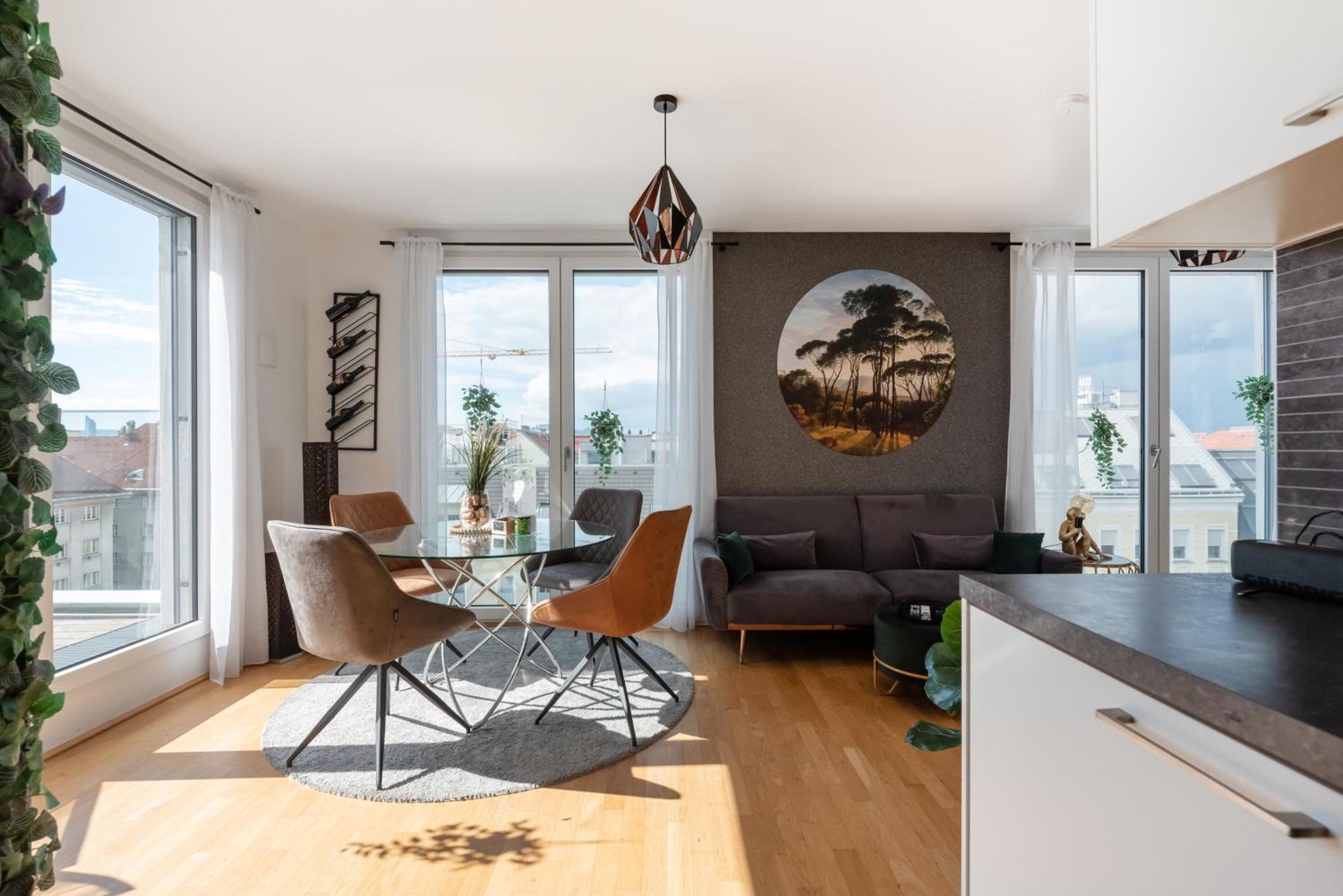 Appartement Mit Traumhafter Dachterrasse & Weitblick Wenen
